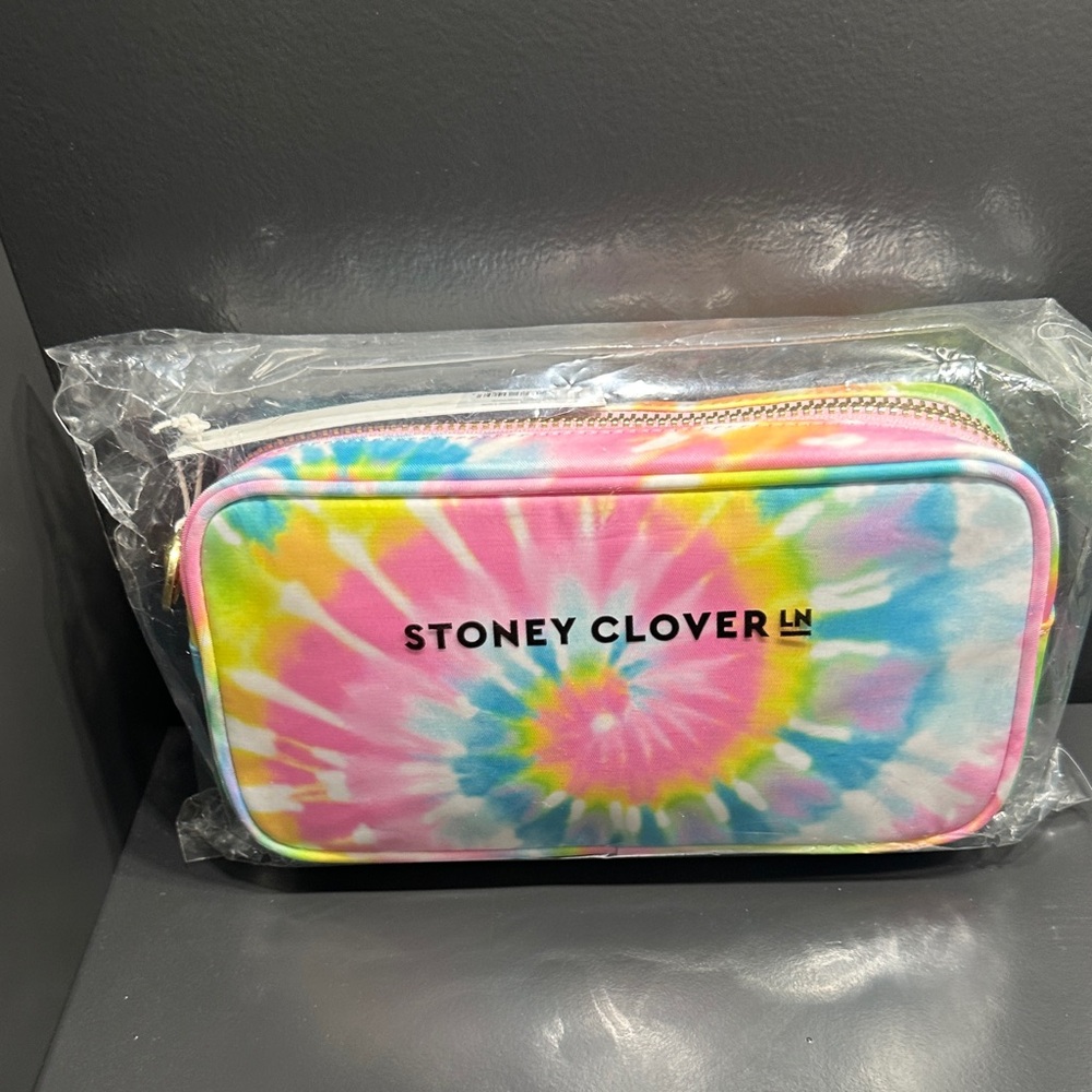 STONEY CLOVER LANE Tie-Dye Cosmetic Bag NIP